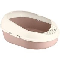 Лоток для кошек с бортом "Космо" 51,9 x37,8 x 21,3 см, цвет какао