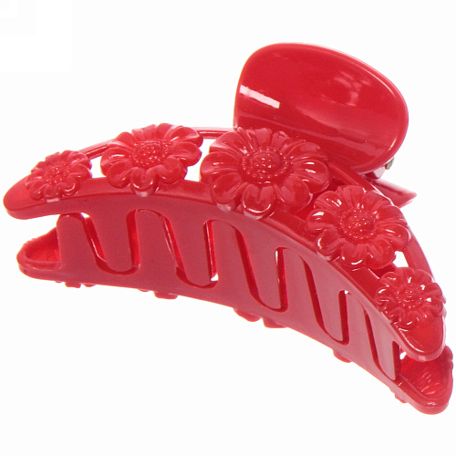 Заколка-краб для волос на блистере Diana Collection - Sara, микс 6 цветов, 75см _10