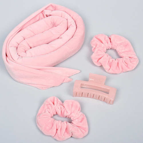 Бигуди лента для укладки волос безупречные локоны Curling, цвет розовый , 3,5151см _10