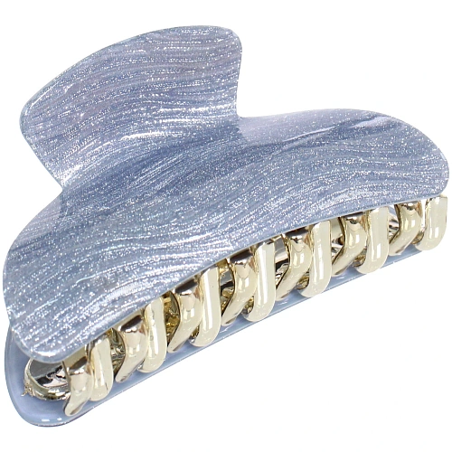 Заколка-краб для волос  ЭЙФОРИЯ, эва, микс 6 цветов, 8см (блистер Кокетка)_4