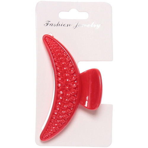 Заколка-краб для волос на блистере Diana Collection - Lana, микс 6 цветов, 75см _16