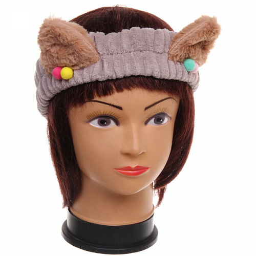 Повязка на голову Кокетка - Кошечка, микс 6 цветов, 206см_13