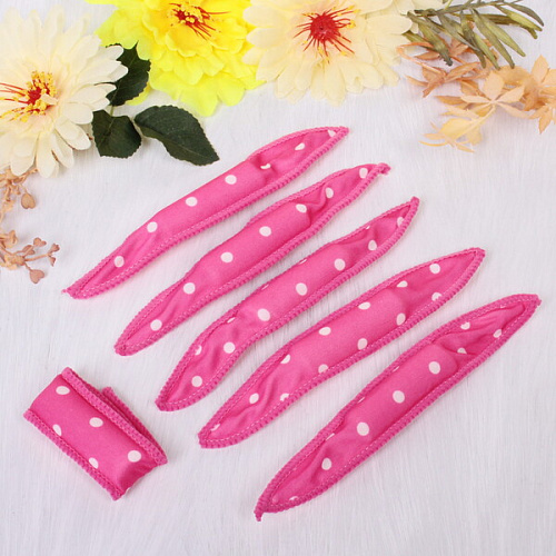 Бигуди для волос мягкие 6шт Сладкий Сон, 2,515см (пакет с подвесом)_3