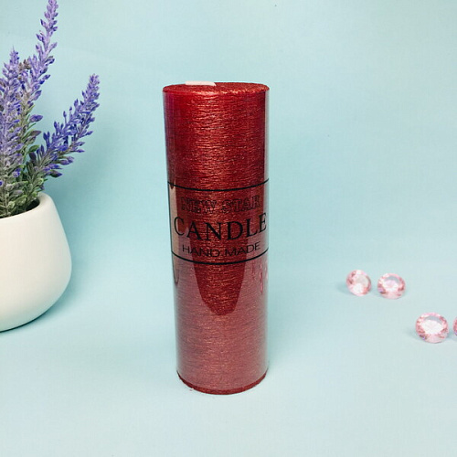 Свеча New Star 515см цвет красный ZD-074_3