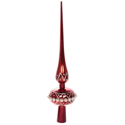 Верхушка на ёлку SHINE "Fancy beads" 35 см, copper