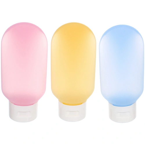 Флаконы дорожные в косметичке 3шт COMFORT, мультицвет, 60мл_3