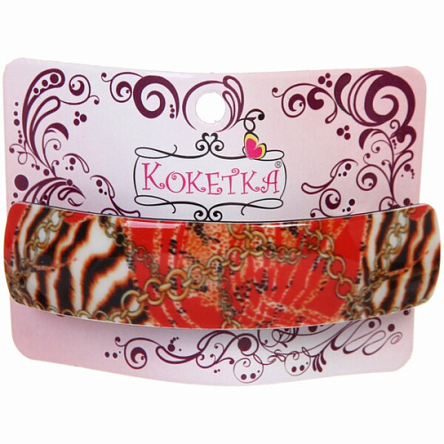 Заколка автомат Lady Collection - Твой стиль, прямоуг, 6 цветов, 92,5см (Кокетка)_16