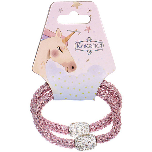 Резинки для волос 2шт МАЛЬТА, шамбала, микс 6 цветов, d-5,5см (подвес Единорог)_4