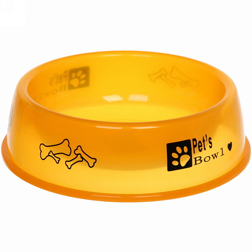 Миска пластиковая Паппи 216см цвет оранжевый_3