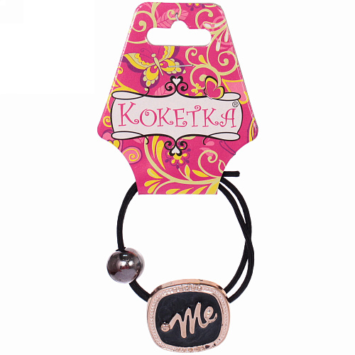 Резинка для волос 1шт Кокетка - Aks Bambina, ME, микс 2 цвета, d-5см_6