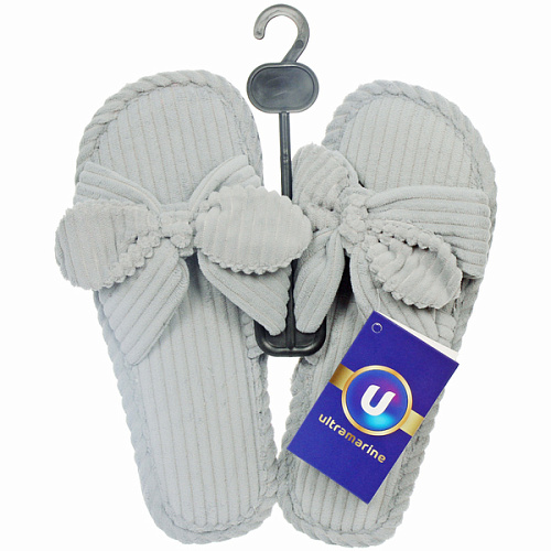 Тапочки женские домашние COZY, цвет серо-голубой, р-р 40-41_8