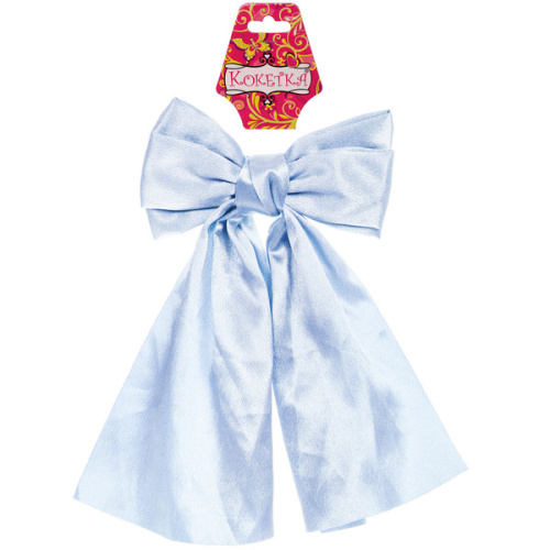 Заколка-автомат для волос "ПЕРСЕЯ", цвет небесный, 13*8*18,5см (блистер Кокетка)