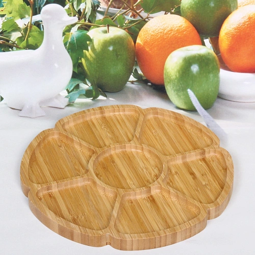 Менажница бамбуковая SHEF 24,5см 7секций_4