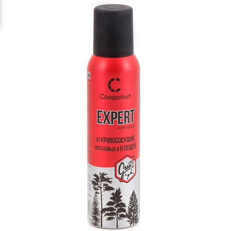 Аэрозоль СЛЕДОПЫТ EXPERT GREAT FORMULA,от всех видов летающих насекомых и клещей,150мл