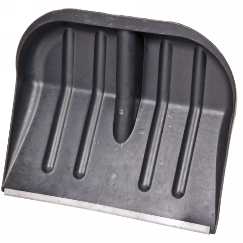 Лопата снеговая "Метель-2" 410*360 мм,пластик. с оцинк.планкой, d=32