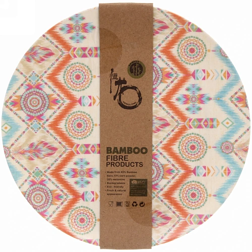 Тарелка Eco Life 20см, орнамент_5