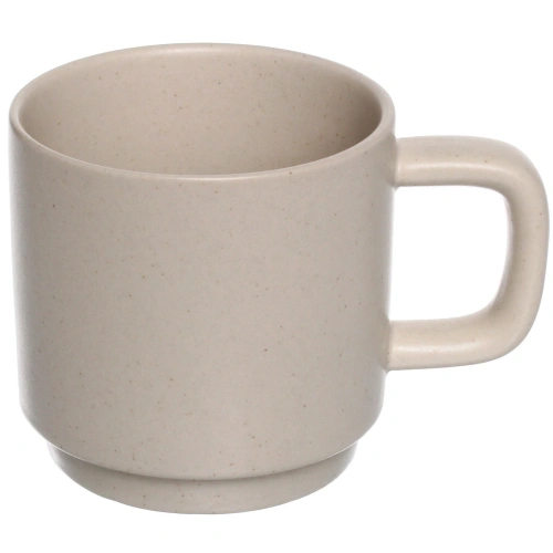 Кружка керамическая 280мл "Perfetto", бежевая