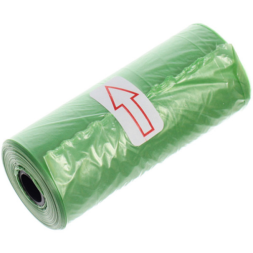 Контейнер с пакетами для уборки за собакой с карабином,цвет зеленый Ultramarine_5