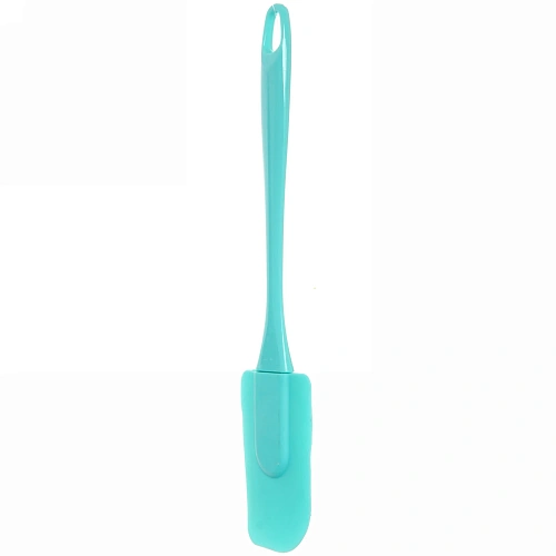 Лопатка кулинарная силиконовая 245см цветная ручка_7