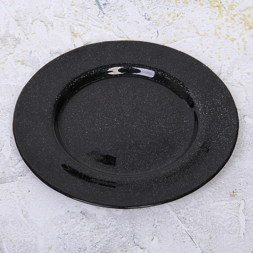 Тарелка 26см Блэк рояль черная_5