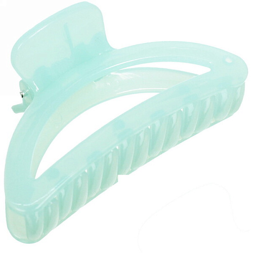 Заколка-краб для волос  на блистере Глянец-Трапеция, микс 6 цветов, 6см (Кокетка)_9