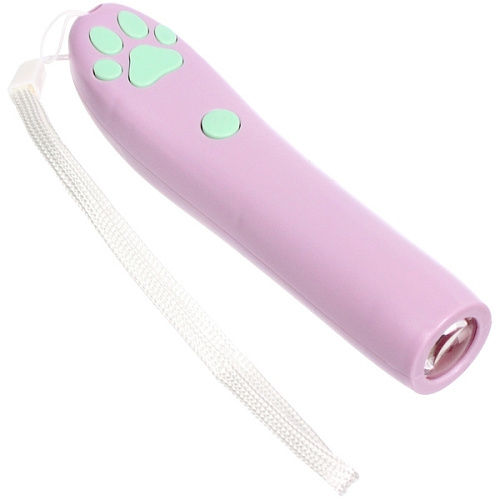 Лазерная указка для кошек Лапка - Царапка, цвет сиреневый,1 режим, 16,22,6см (работает от 3 батареек AG13)_7