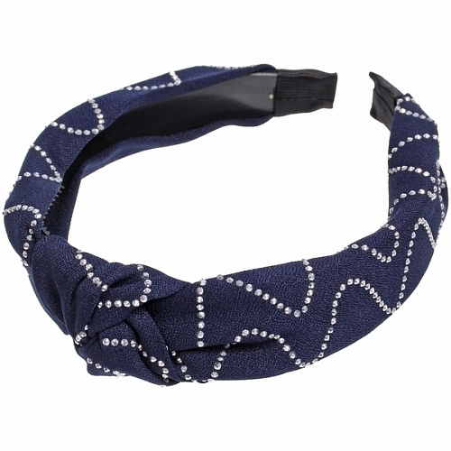 Ободок для волос ЛАФАНТАЛЬ, эйфория, стразы, ширина 28см, микс 6 цветов (стикер на внутр часть)_8