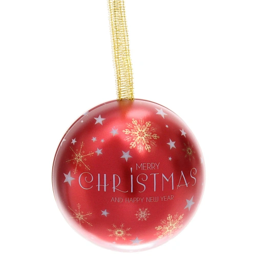 Банка жестяная Новогодние шары 6,5см, микс_4