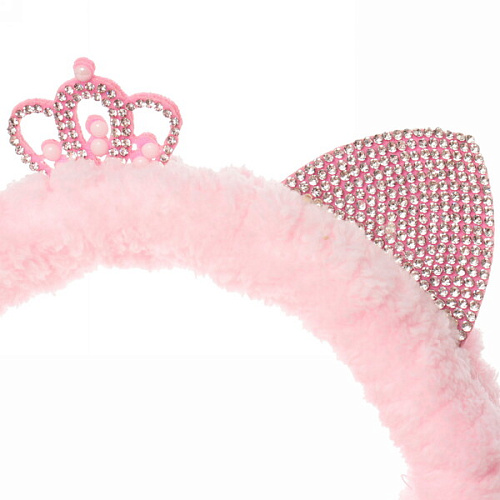 Повязка на голову Beauty Mapafet- Принцесса, 6 цветов (розов, серый, фуксия, желт, голуб, сиренев), 205,5 см_5