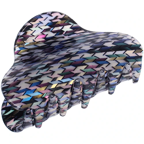 Заколка - краб для волос AKS-EMPIRE, классика, микс 6 цветов, 84,5см_8