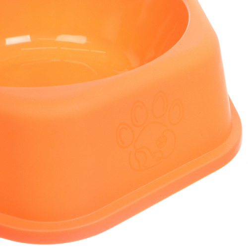 Миска пластиковая МУРОЧКИН, цвет кораловый, 19,56см 450мл_3