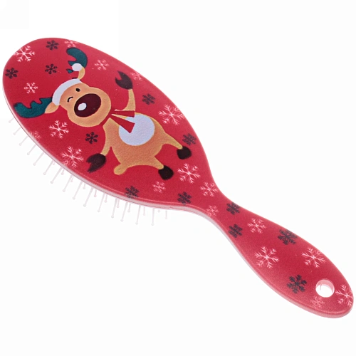 Расчёска массажная Mon Possier - Оленёнок Оливер, цвет красный, 7,522,5см_4