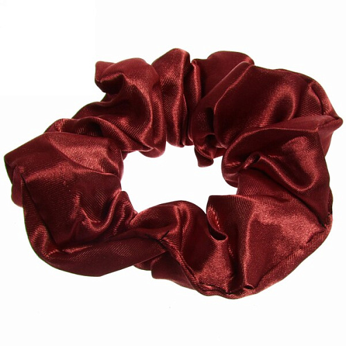 Резинка для волос 1шт, однотонная, микс 6 цветов, d-10,5см_11