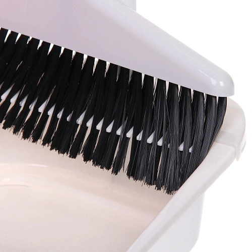 Набор для уборки, щетка для пола с совком Профи белый 301_12