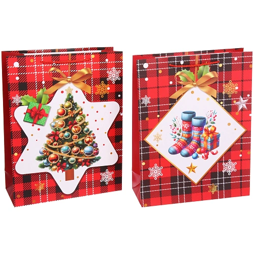 Пакет подарочный Праздник на пороге 314012 см, микс_3