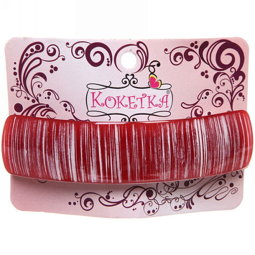 Заколка автомат Calista - Kiki, прямоуг, 6 цветов, 92,5см (Кокетка)_10