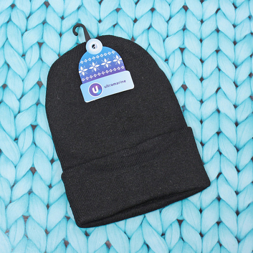 Шапка зимняя ZIMA, бинни, цвет черный, 58р_8