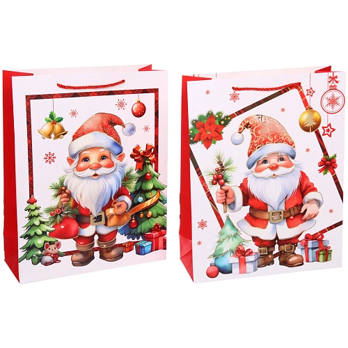 Пакет подарочный Новогодний гость 314012 см, микс_3