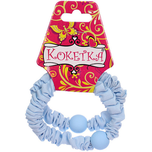 Резинки для волос 2шт Мята, бусинки, микс 5 цветов, d-5см (Кокетка)_7