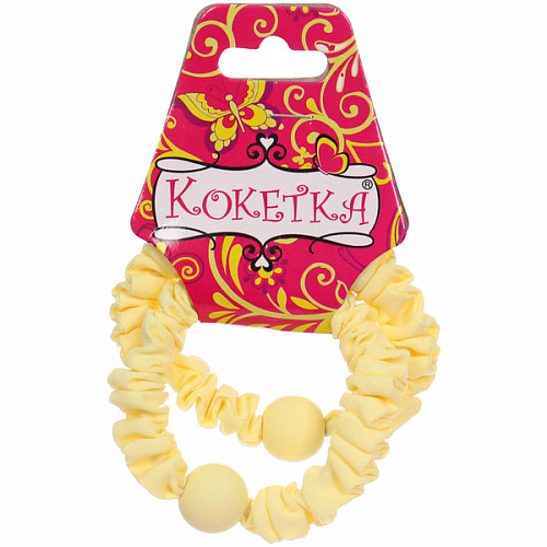 Резинки для волос 2шт Мята, бусинки, микс 5 цветов, d-5см (Кокетка)_4