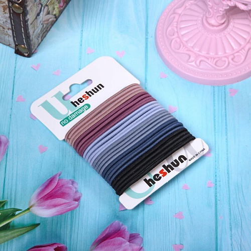 Резинка в наборе Твой стиль, пастельные цвета, 24шт_6