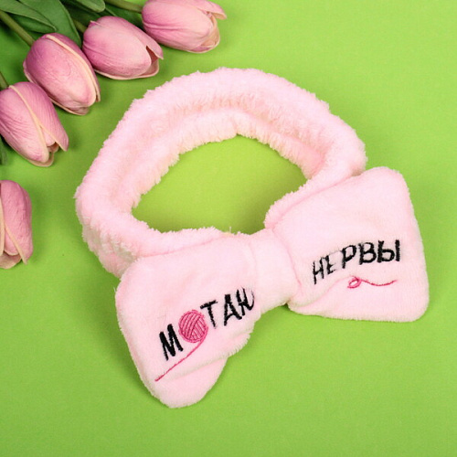 Повязка на голову New collection Vostok - Мотаю нервы, микс 6 цветов, 206см ( упаковка белый ZIP пакет )_5