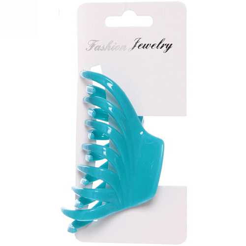 Заколка-краб для волос на блистере Diana Collection - Mila, микс 6 цветов, 8см _6