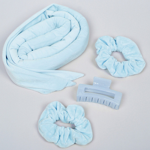 Бигуди лента для укладки волос безупречные локоны Curling, цвет небесно-голубой, 3,5151см _10