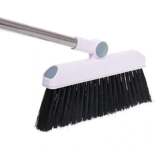 Набор для уборки, щетка для пола с совком Профи белый 8815_8