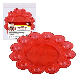 Подставка для кулича и яиц "Пасхальное" d тар-27см, d кулич-13 см МП76-53