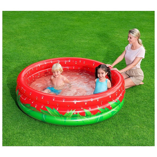 Бассейн надувной круглый 16838 см Sweet Strawberry Bestway (51145)_3