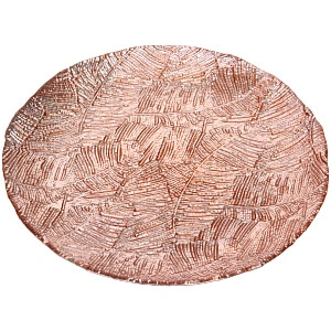 Тарелка 20см "Ривьера"розовое золото