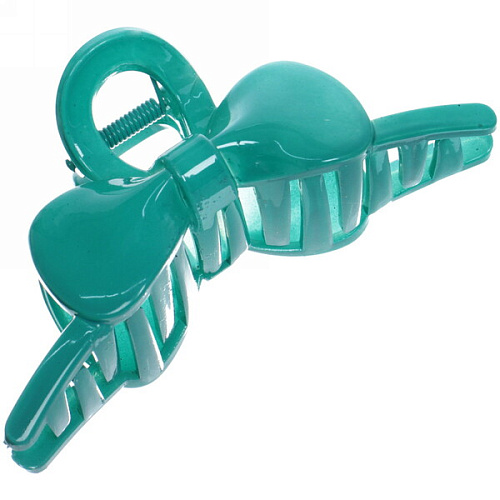 Заколка-краб для волос  на блистере Magic Gloss, бантик, микс 6 цветов, 11см (Кокетка)_15