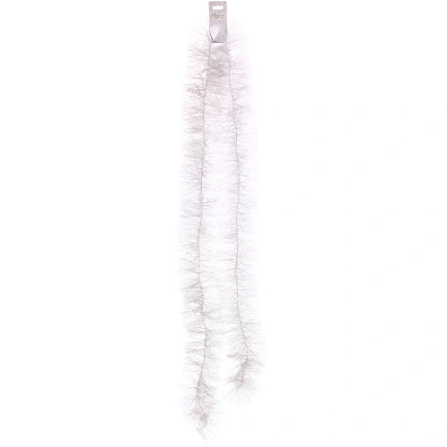Мишура 2 м 11 см Хлопья снега, Белый_3